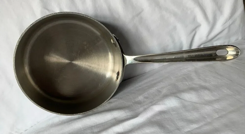 6 piece All-Clad Stainless Steel Pot Pan with Lids SET